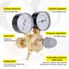 CO2 Gas Bottle Pressure Regulator Carbon Dioxide Welding Pressure Reducer Gauge MIG TIG Welding Flow Meter Gauge W21.8 Connector