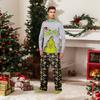 Parent-child Christmas Print Home Suit Long-sleeved Top And Pants