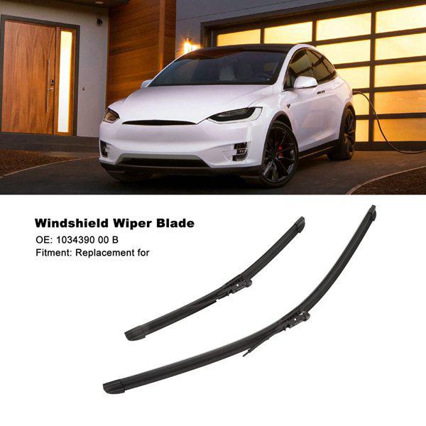 Paar 103439000B Scheibenwischerblätter für Tesla Model X