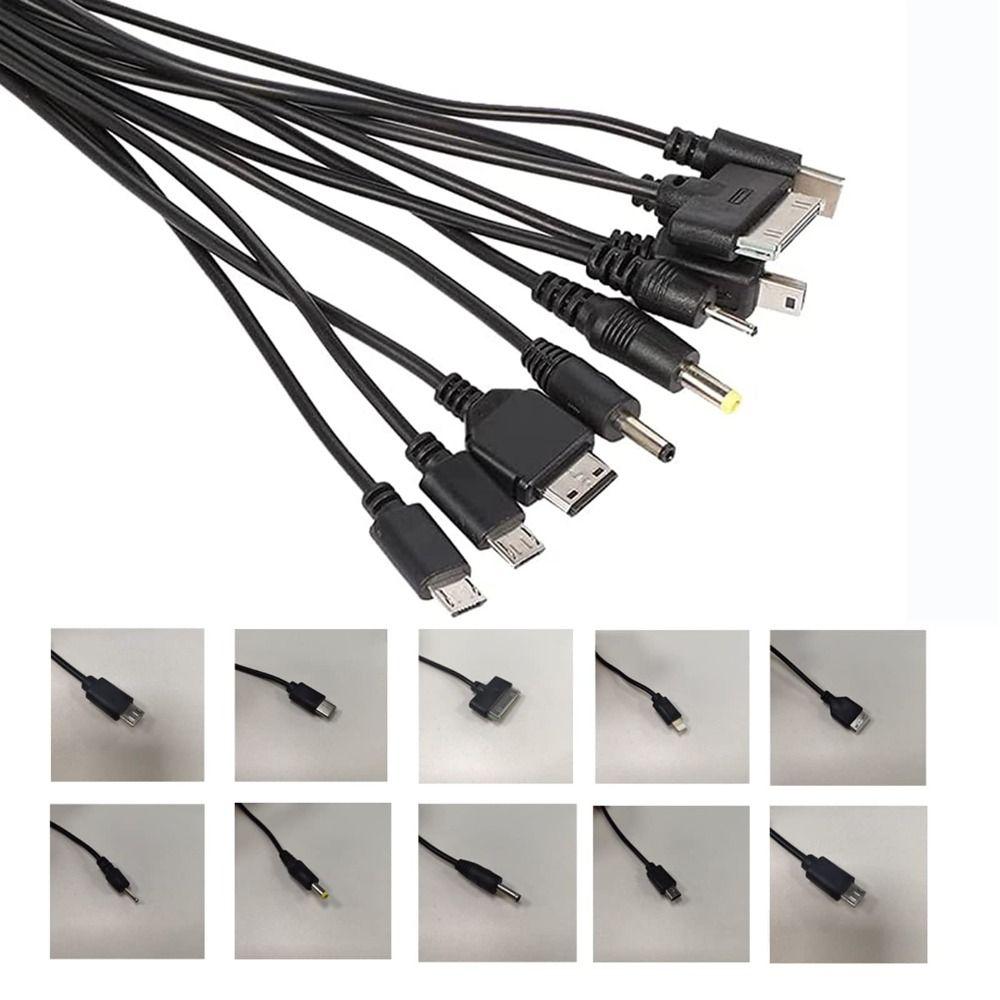 Multiple Interface 10 in 1 Multi Charging Cable 10 in 1 Multiple Charging Cord  Speaker