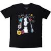Selena Gomez T-Shirt: Floral Collage (Black) OFFICIAL NEW