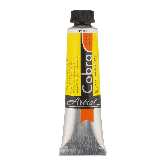 You do it Olieverf - Cobra - Watermengbaar - Citroengeel - Tube Van 40ml - Kunstenaars Geel