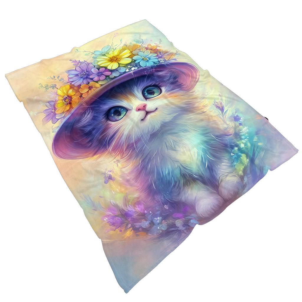 Anime Cute Cartoon Flannel Thin Blanket Bedroom Blanket, Iving Room,sofa Blanket,student Office Nap,camping Trip,children's Gift