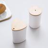 Restaurant Toothpick Box Home Living Room Toothpick Tube Dining Table Toothpick Canister Simple Pure White Toothpick Bottle Round