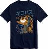 Camiseta do Gato do Ônibus Camiseta Novelty Animação Japonesa Monstro Kaiju Top