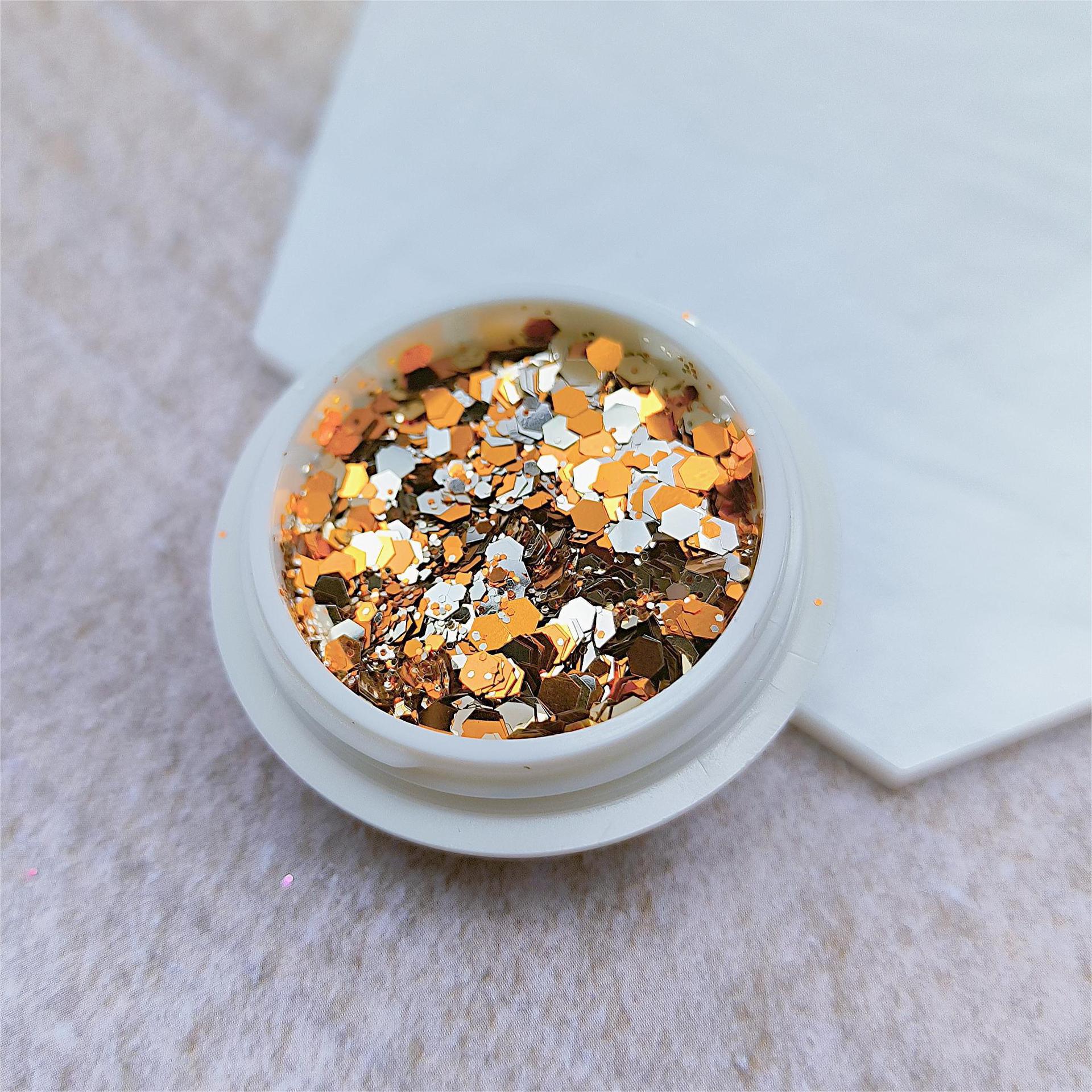 

Блестки для нейл-арта Aurora Laser Mixed Color - DIY материал для поверхности накладных ногтей