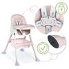 Milo Pink High Chair With Table