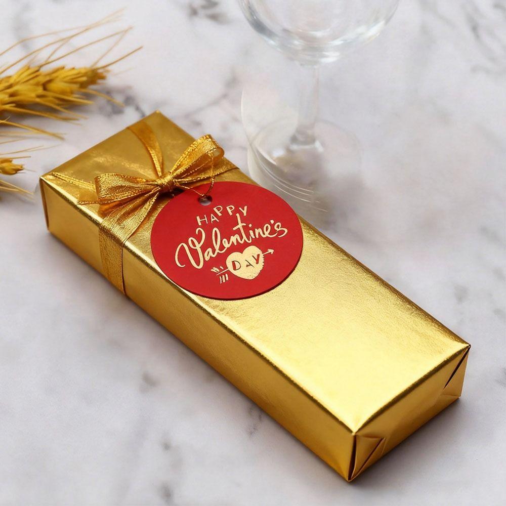 100pcs Heart Shaped Cards Valentine's Day Tags White Red Paper Hanging Decoration Gift Labels DIY Crafts