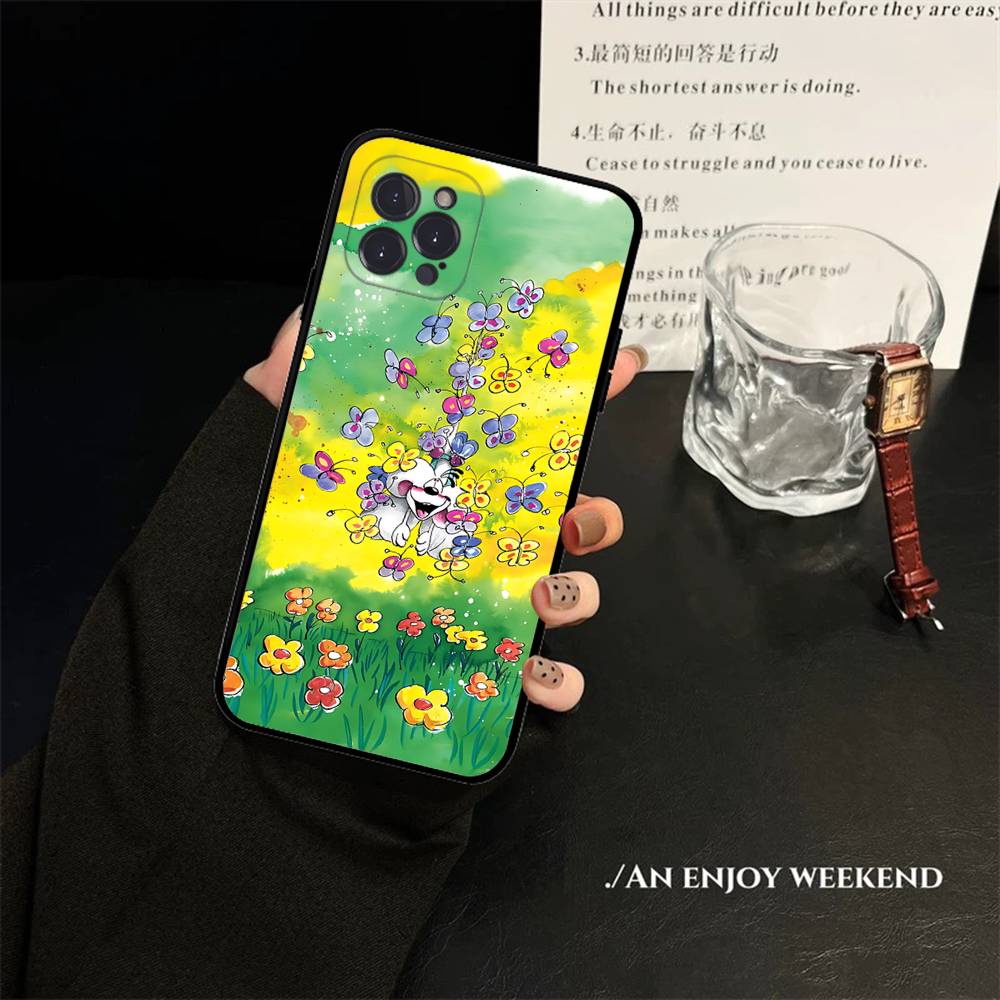 Cartoon D-Diddl For Iphone 17 16 15 14 11 12 13 Pro Max Plus Cute Art Phone Case Cover