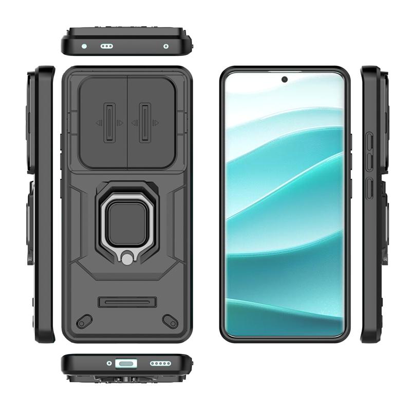 Dla Poco X7 Etui Pokrowiec Poco X7 Capas Nowy Telefon Bumper Tył Pancerz Wstrząsoodporny Uchwyt Pierścieniowy Fundas Xiaomi Poco X7 PocoX7 X 7 6.67"