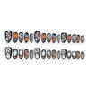 Soft Cute Ghost Halloween False Nail Stickers - Sweet Pumpkin Lantern Nail Art