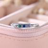 Luxury Female Rainbow Zircon Stone Ring Trendy Silver Color Engagement Mini Wedding Jewelry Gift For Women