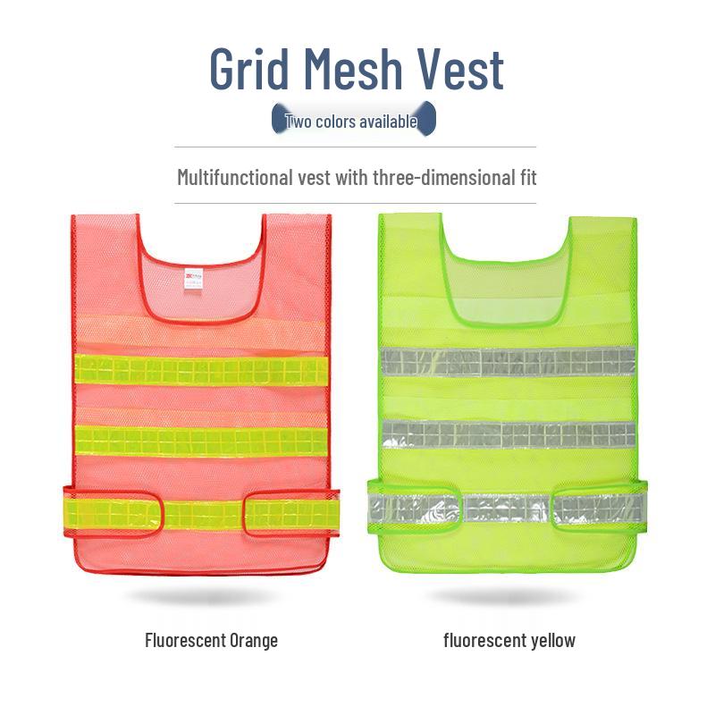Reflective Safety Vest & Jacket for Night Work and Cycling