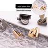 Strong Magnetic Snap Buckle for Leather Bags: Hidden No-Sew Clasp Accessory