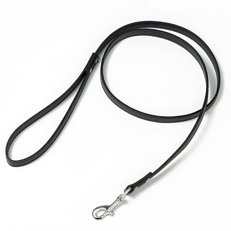 Leather Dog Leash Pet Dog Training Leash Rope Colorful PU Puppy Dog Walking Leash for Large Medium Small Dogs Pet Supplies 120cm