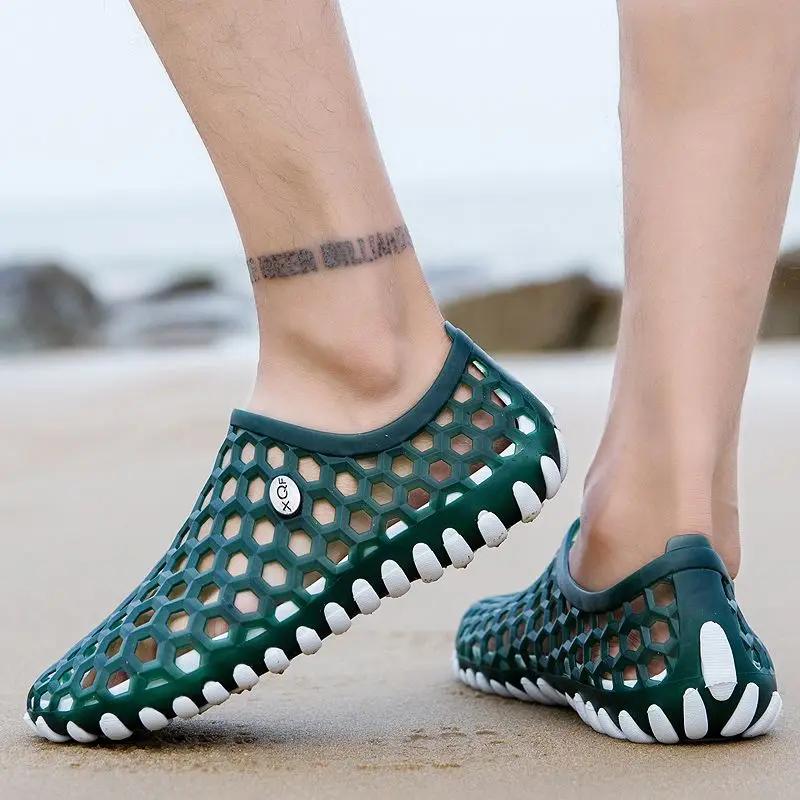 Eva Men's Sandal Flat Non-slip Male Shoe Japanese Cheap Liquidation Trend 2024 Pvc New Arrival Summer Low Price Luxury Color H V