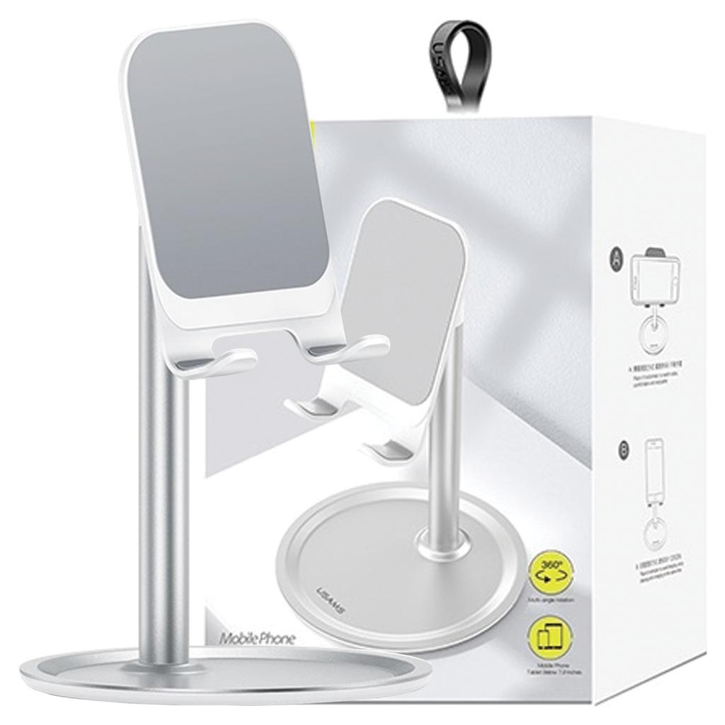 Usams Uchwyt Biurkowy Na Telefon/Tabletsrebrny/Silver Zj048Zj02 (Us-Zj048)