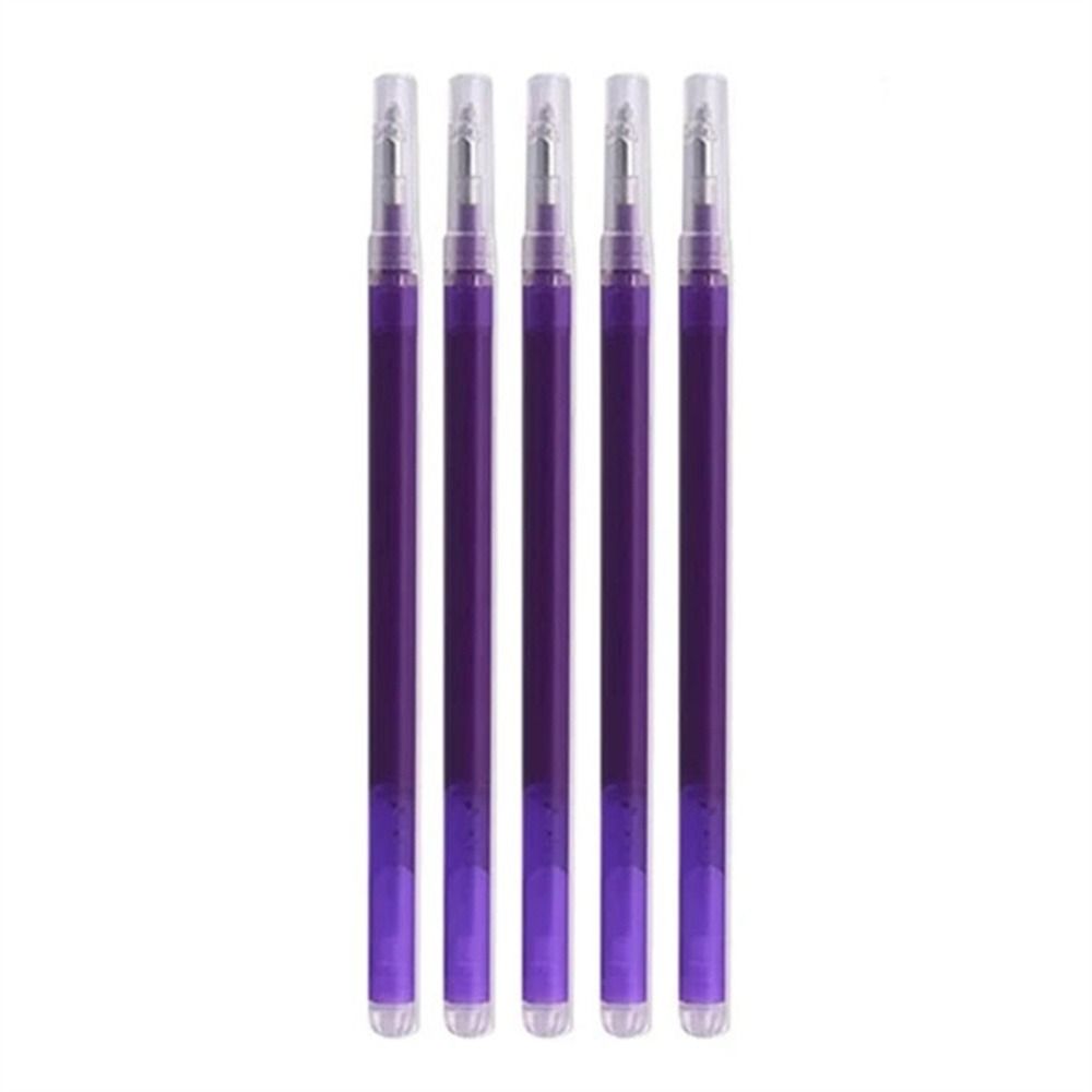 Glatt Skriving Utslettbar Refillstift 0,7 mm 0,5 mm Gelpennrefill Utslettbar Pennrefill Skrivesaker