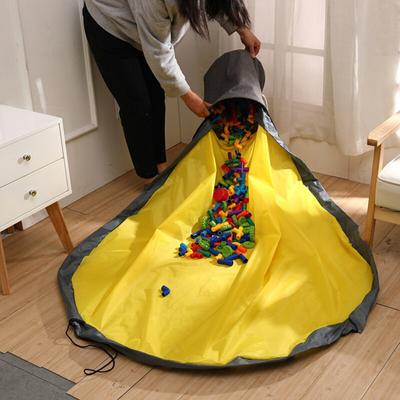 Toy Clean-up Storage Bag Play Mat Toys Organizer Foldable Storage Containers Portable Storage Baskets
