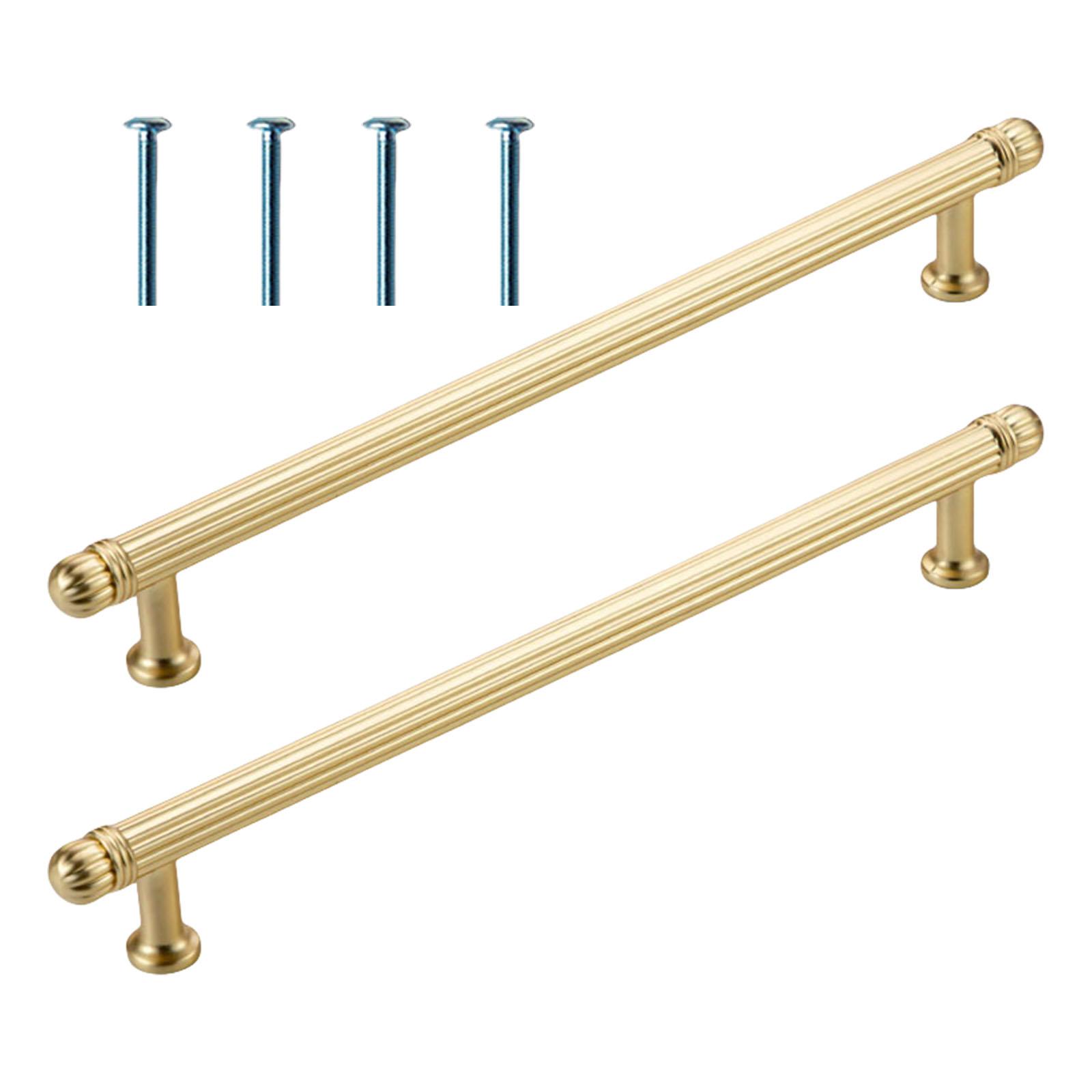 

Набор из 2 практичных ручек для шкафа из матового золота, цинковый сплав, ручка для ящика для мебели для спальни, ванной комнаты, для ежедневного использования T2