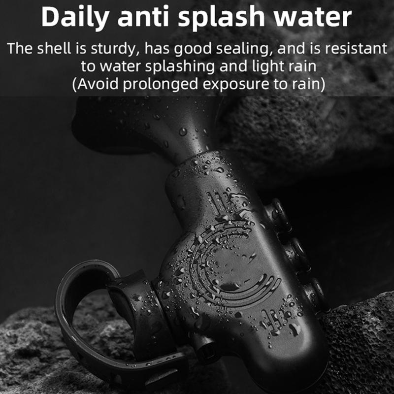 Electric Bicycles Horn Bike Electric Bells Mountain Bikes Horns USB Rechargeable Electric Bicycles Bells with Loud Sound