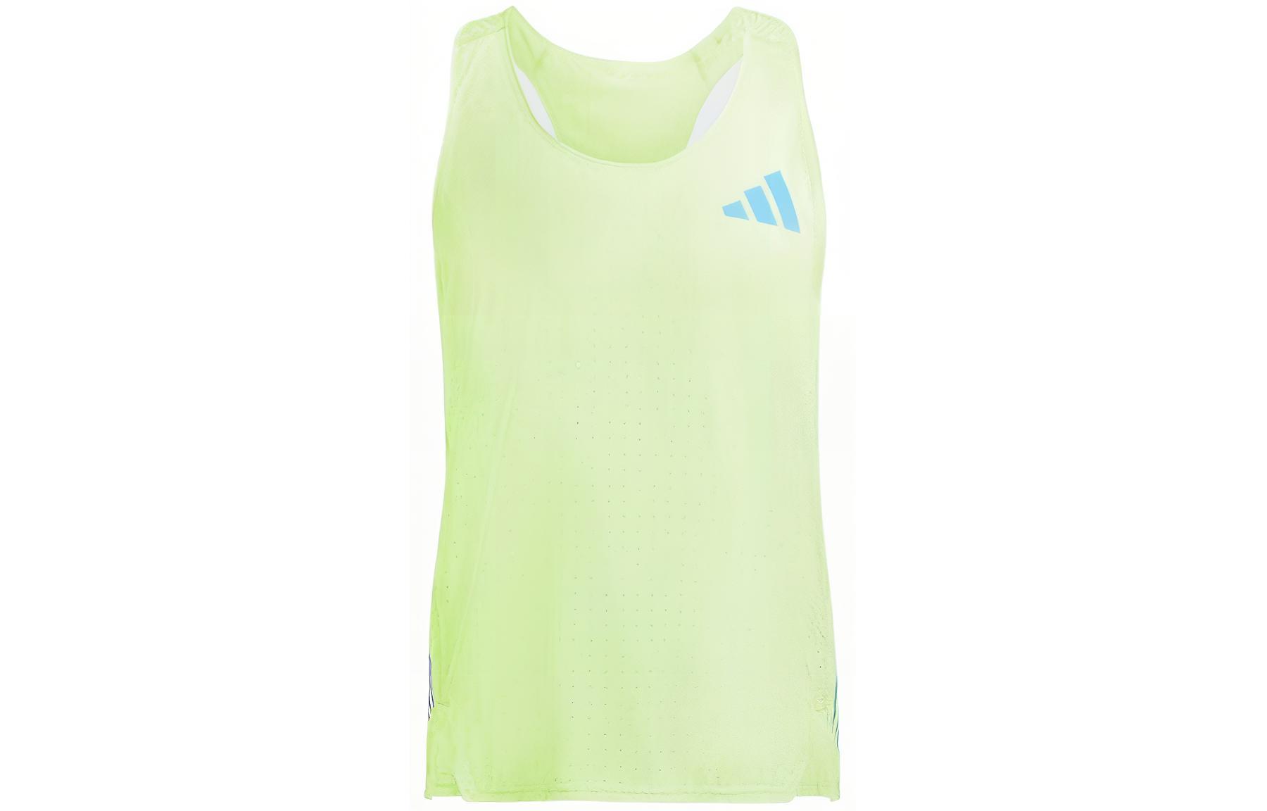 

Adidas Tank Tops Men s Green Crew Neck Moderate Straight Fit IT8859 XXXL