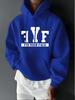 Confrontational Style Playful Short Phrase Individual English Text Print Casual Sports Outdoor Men'S Long Sleeve Hooded Sweatshirt