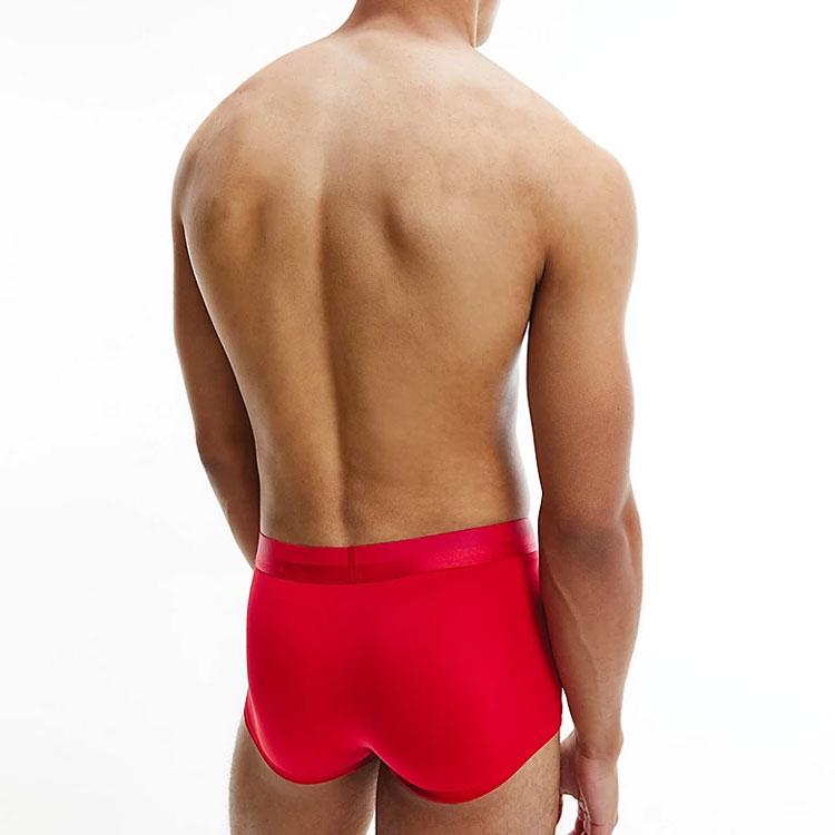 Calvin Klein Boxeri cu imprimeu cu litere pentru bărbați lenjerie de corp Roșu NB2974A-XMK