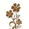 Nature Friendly Metal Container Stake Iron Traditional Blue Bowl Garden Stake for Christmas Outdoor Enhancement