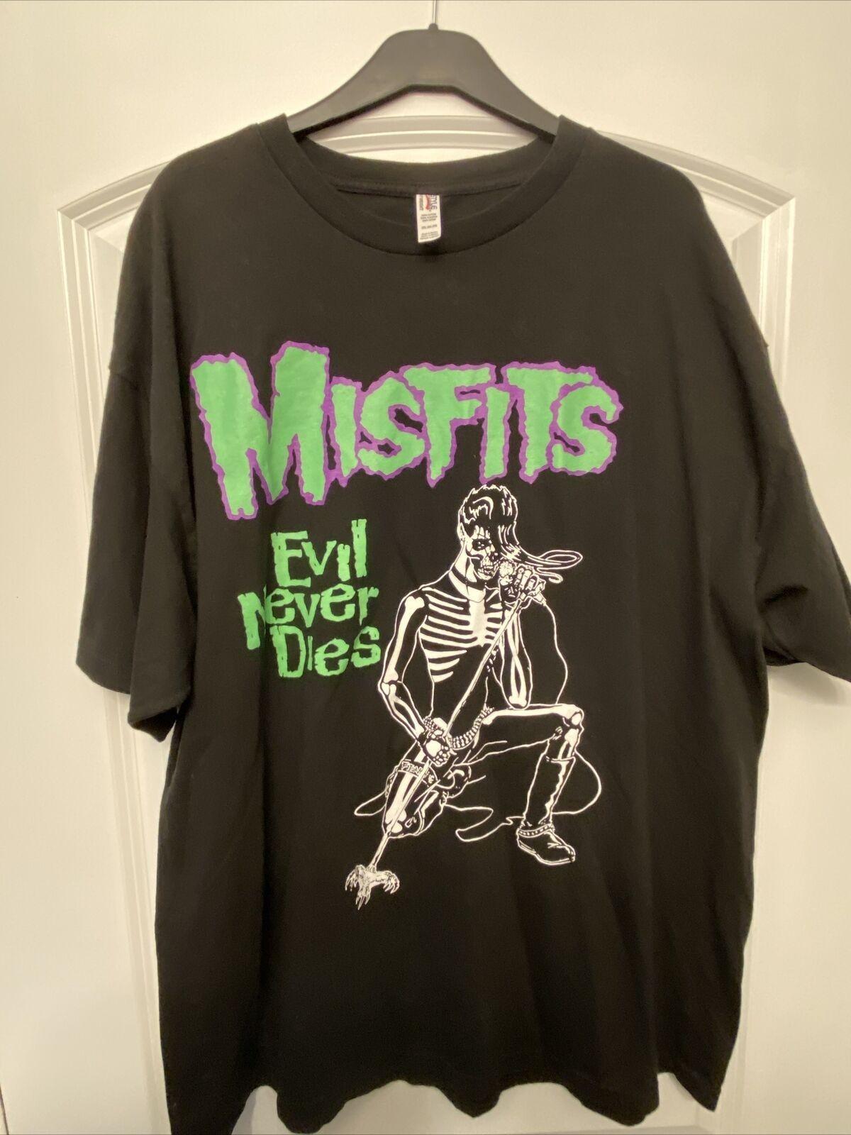Vintage Misfits Evil Never Dies T-Shirt Legacy Of Brutality Danzig AN45631 XXXXL