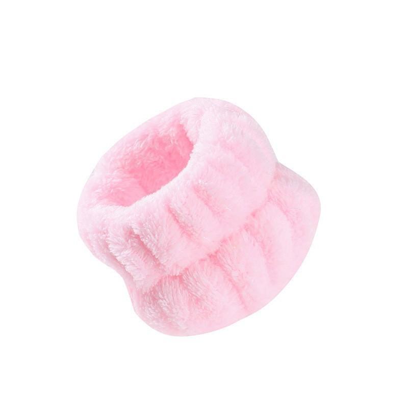 Butterfly Face Washing Coral Velvet Hairband Microfiber Make Up Towel Band Wristband for Washing Face Absorbent Wrist Sweatband