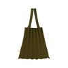 Khaki Tote Bag Jacquard
