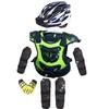 Kids' Motorcycle Balance Bike Armor Set: Knee, Elbow, Chest & Back Protectors.