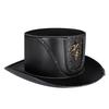 Steampunk Knight Costume Hat Halloween Party Cosplay Vintage Wide Brim Fedora Unisex Adult Accessory