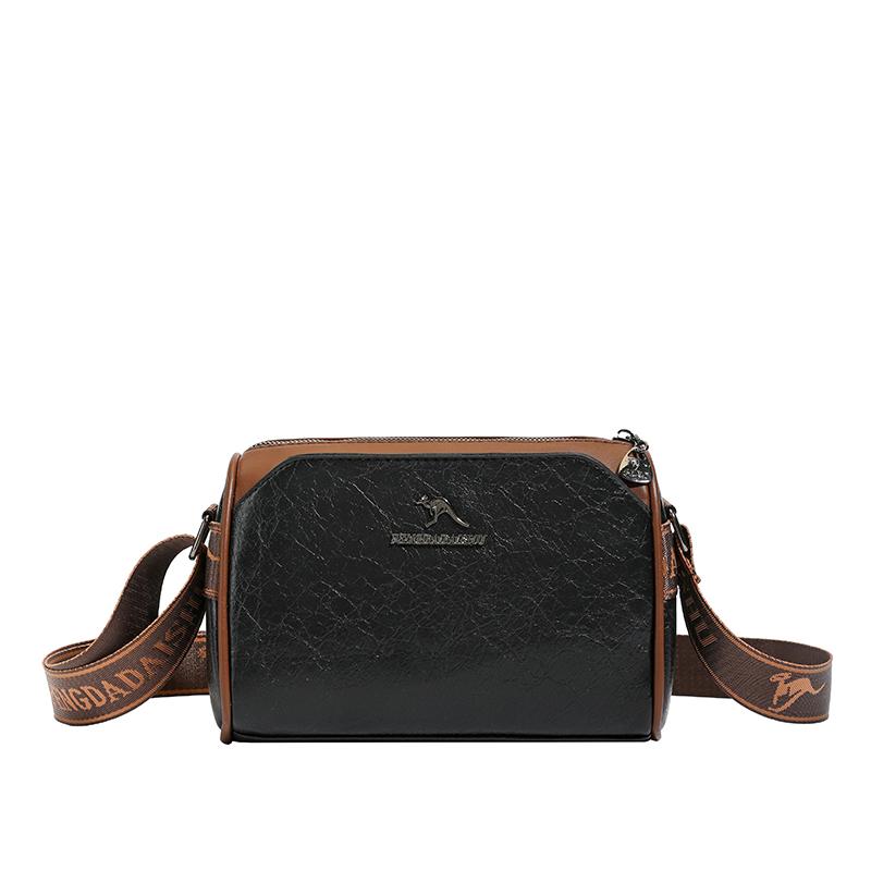 

Women s shoulder bag Women s bag retro double-sided pillow bag large capacity solid color shoulder bag crossbody bag Sac A Main чёрный