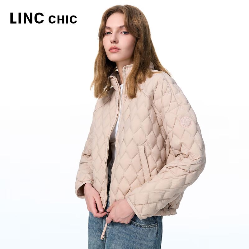 Jinyujie Damen Leichte 90% Entendaunen Stehkragen Pufferjacke