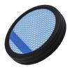 Cleaner Parts Cleaner Filter Reusable Round Washable Blue White