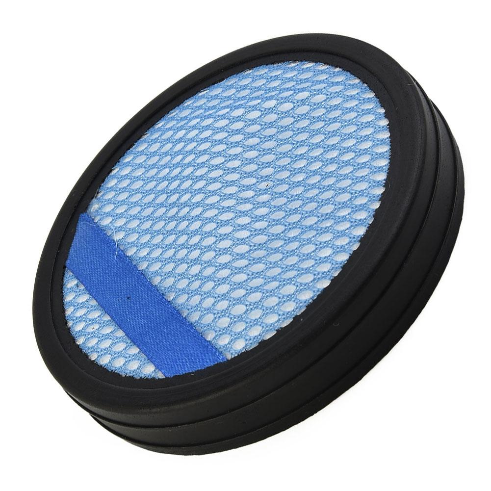 Cleaner Parts Cleaner Filter Reusable Round Washable Blue White