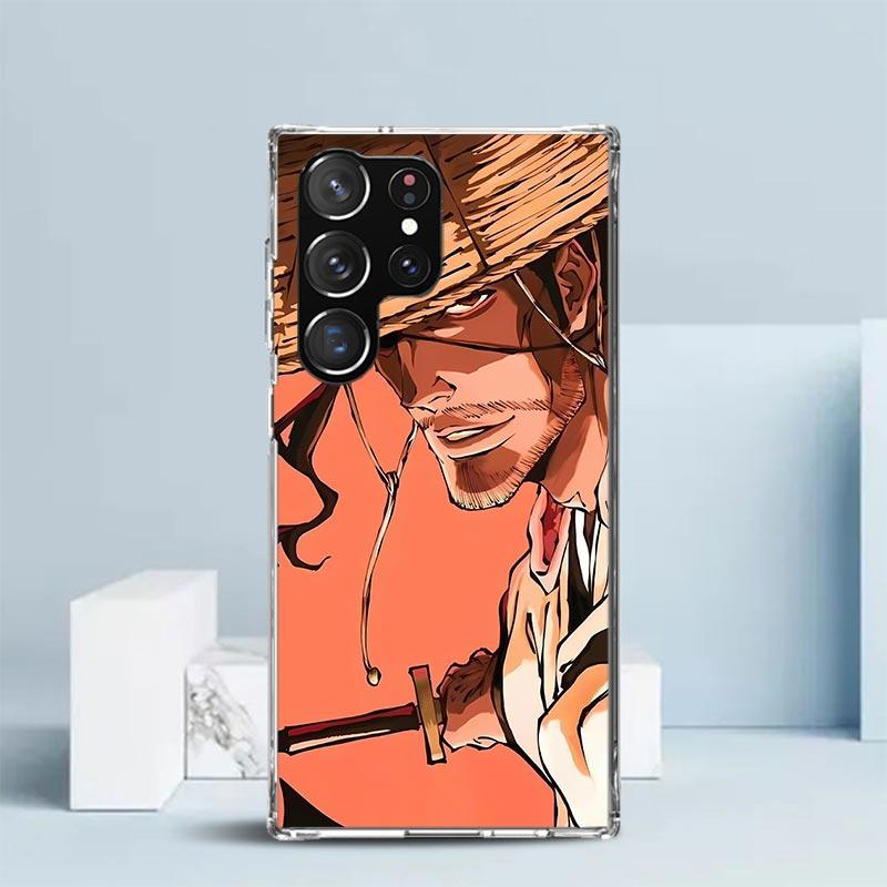 Bleach Kyoraku Shunsui Phone Case For Samsung Galaxy S24 S25 Edge S26 Ultra S22 S23 Plus S21 + S20 FE Soft TPU Back Cover Galaxy