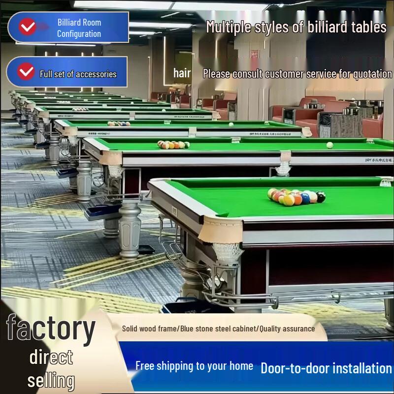 NAIPNI Chinese Eight-Ball Billiard Table