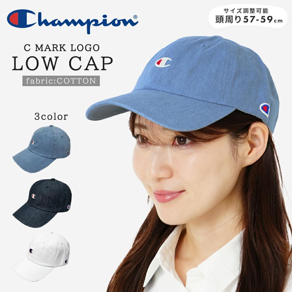 Cappellino con Logo [Champion] 181-0647 Punto Singolo (L.DENIM)