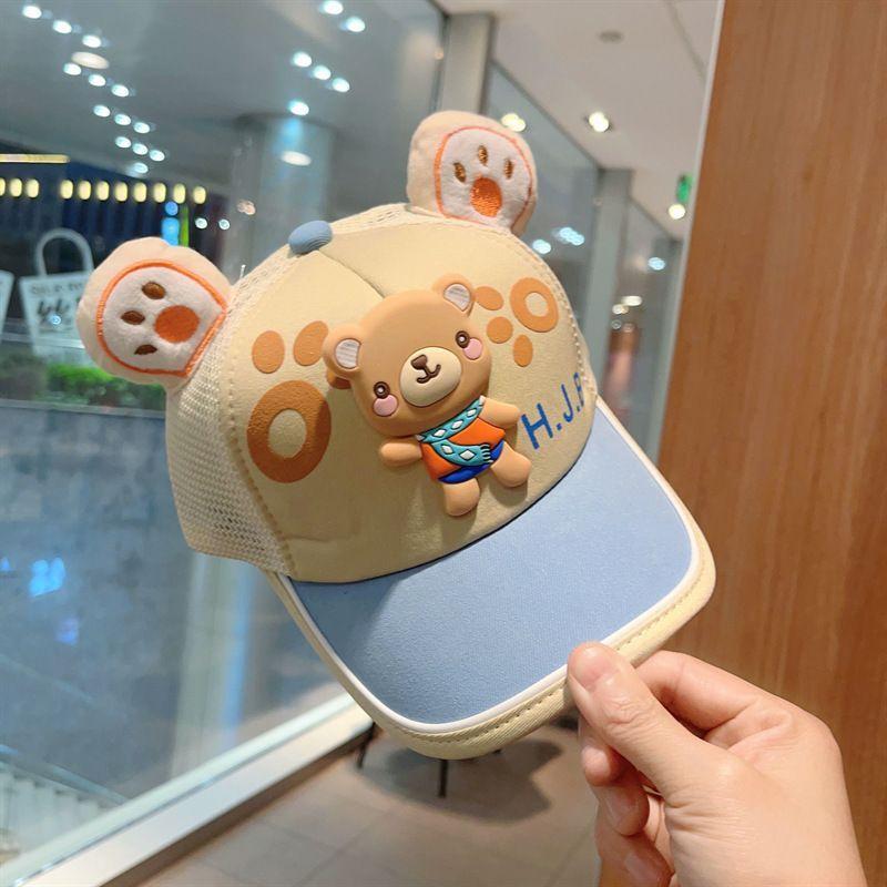 Summer Kids Breathable Mesh Sun Protection Baseball Cap Unisex Toddler UV Shield Visor Hat For Boys And Girls
