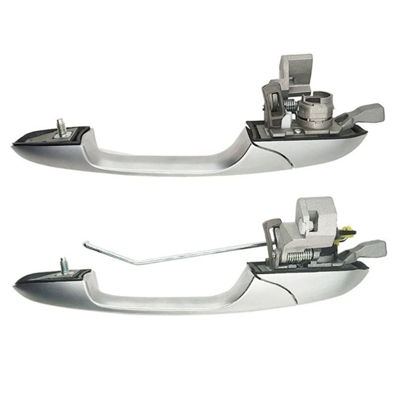 Front Door Handle Pull For Alfa 147 2001-2010 LHD Chrome Car Exterior Handle Outer Side Door Handle
