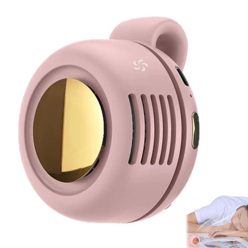 Mini Small Clip Fan Portable Silent Mini Bladeless Electric Fan 3 Speeds Clip-on Charging Fans For Shirt Whirlwind Waist Clips