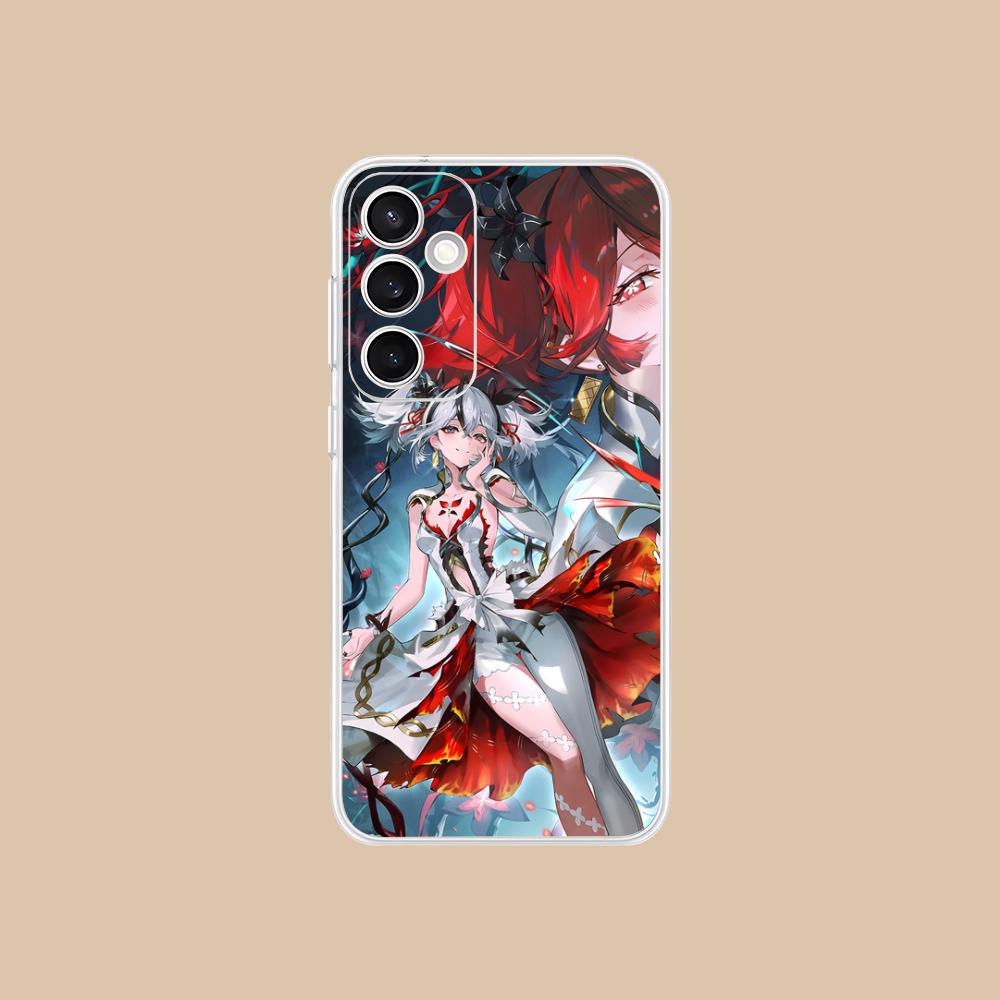 Wuthering Waves Camellya Phone Case for Samsung Galaxy S25 S24 S23 S22 S21Plus FE Ultra Clear Colorful Cover Cellphones Pretty