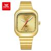 OPK Brand Watch Square Steel Belt Men's Watch Luminous Waterproof Single Calendar Quartz Watch Men's Watch
