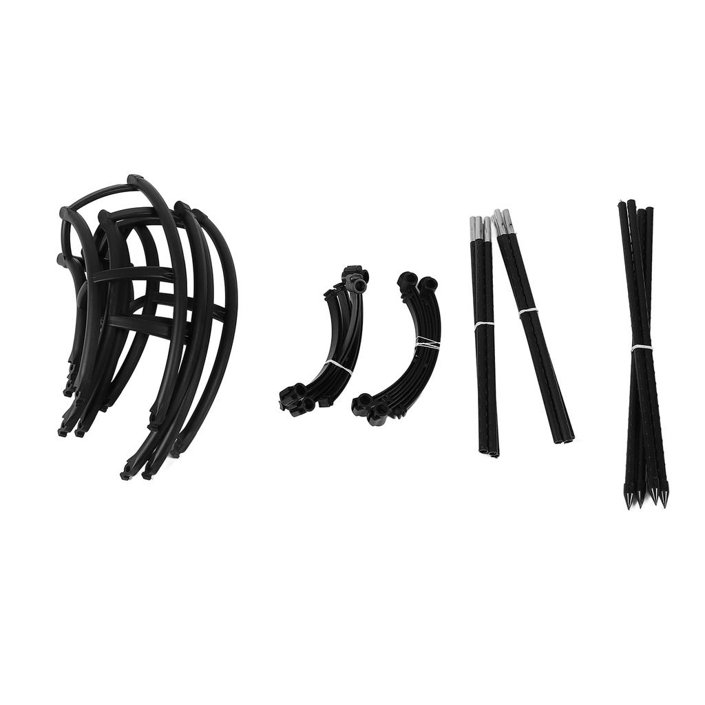 Climbing Plant Support Rust Proof Decorative Umbrella Shape Potted Plant Stake Support for Rose Tomato Cucumber 3 Layer