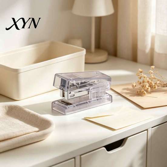 Mini Stapler for Test Papers Stapler, Compact Travel Size, with Smooth Binding 2 to Classroom And Library 15 Pages of Paper, Portable Lightweight