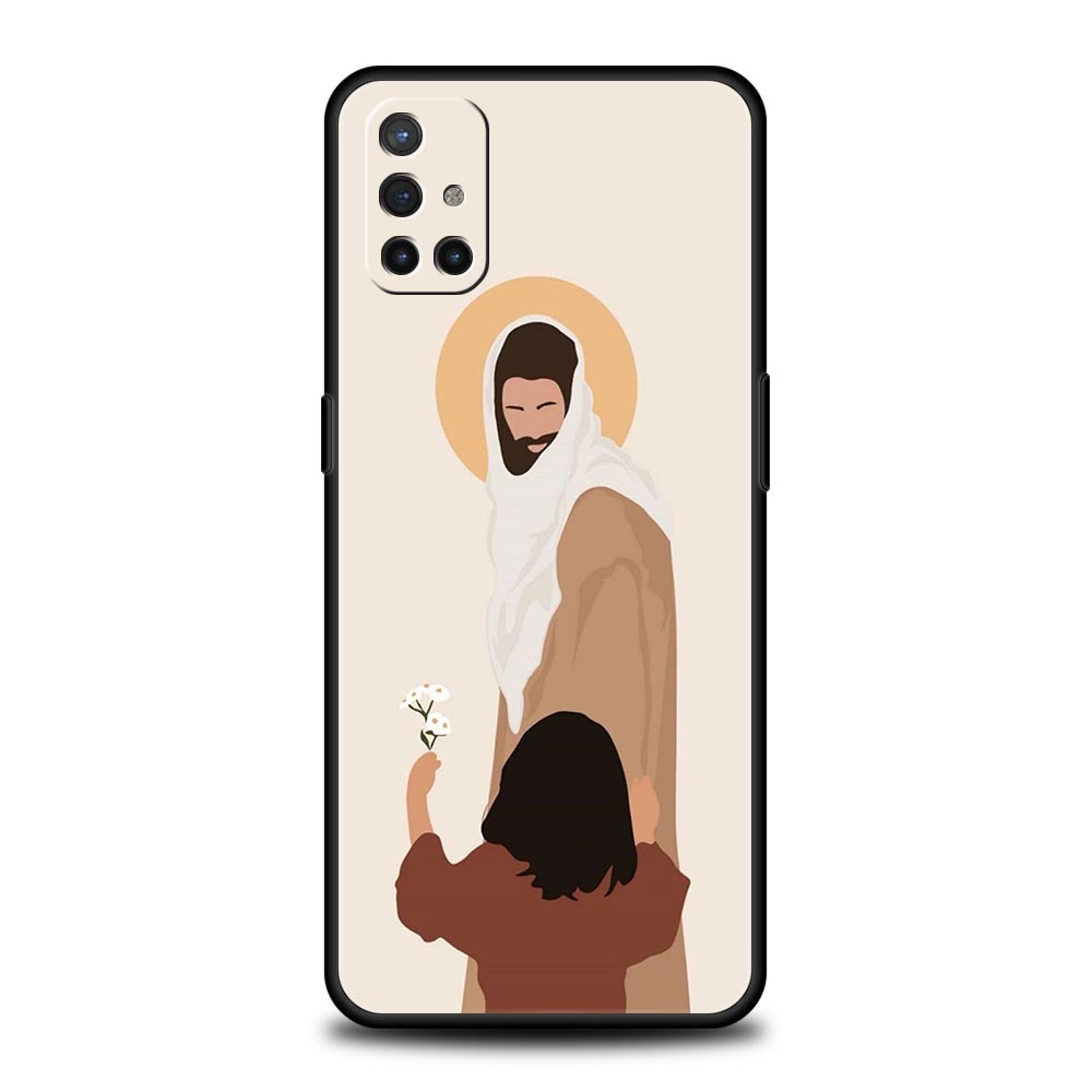 Jesus Flag Christ Religion Faith Phone Case For OnePlus 13 12 11 10 9 8 7T Pro 13R 12R 10R 9RT 8T Nord N30 2T CE 2 3 5G Cover