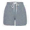 Shop   Women Banding Stripe Paddle Beach Look Short Pants Pink Mer Wpt 20720